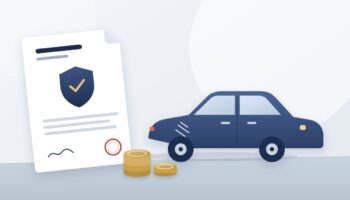 Полис КАСКО со щитом, страховая выплата и застрахованный автомобиль с повреждением